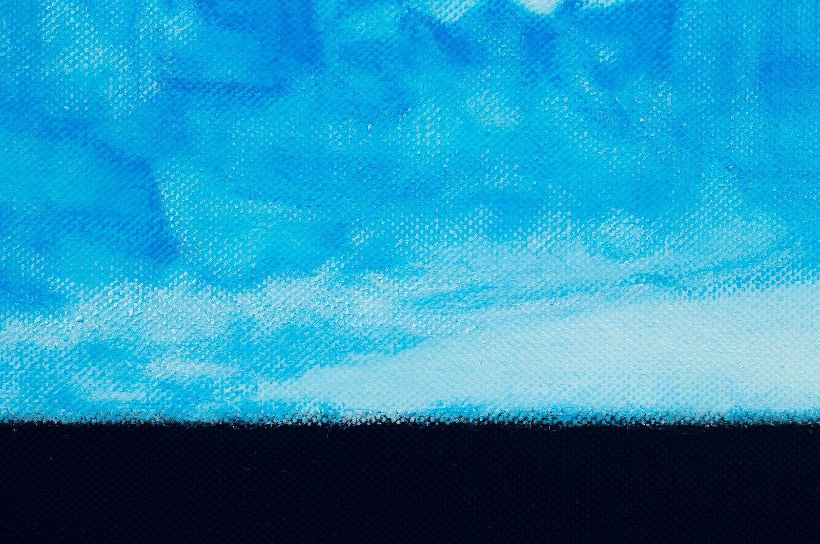 Artwork by Todd Hebert, Iceberg (Dark Green), Made of Acrylic on linen 