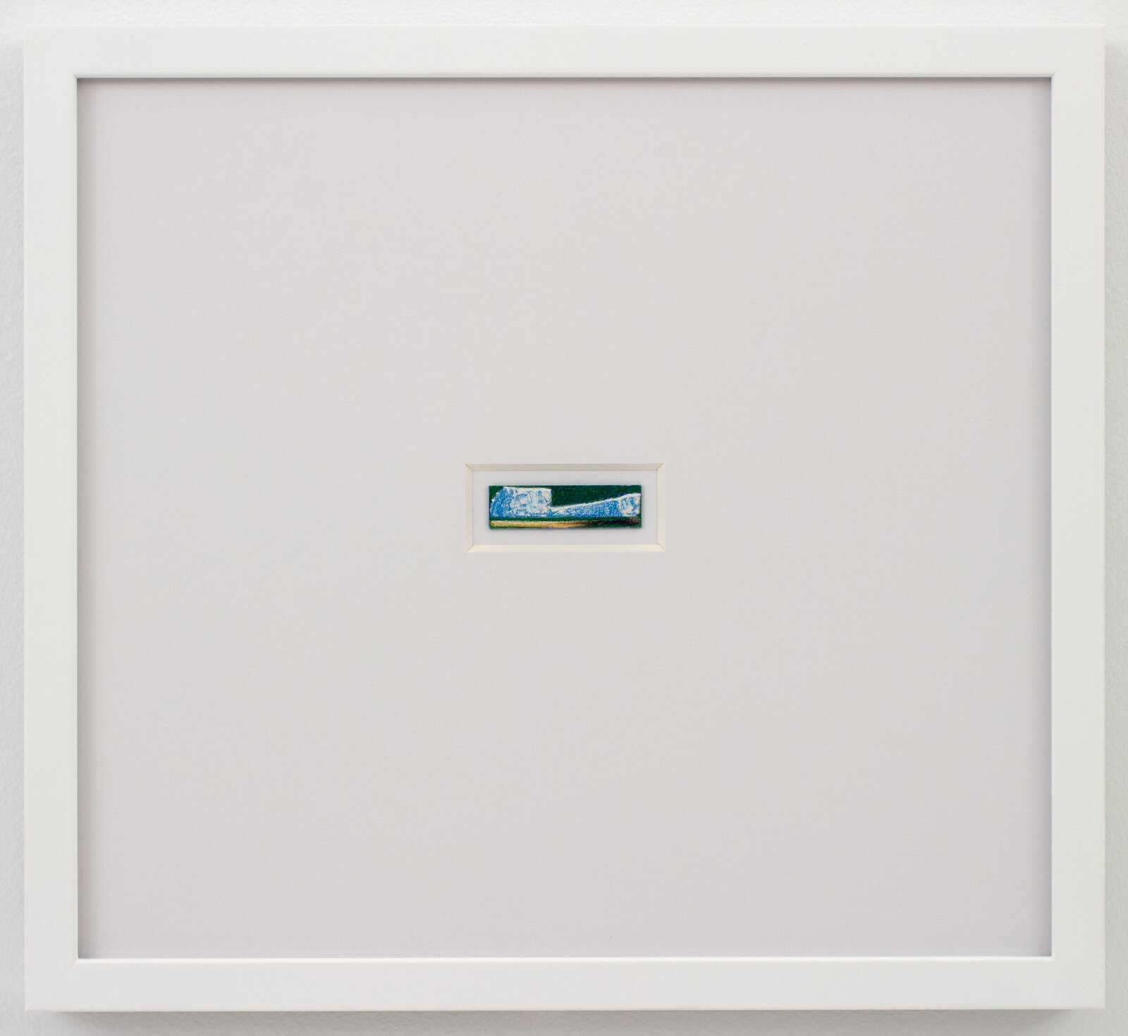 Artwork by Todd Hebert, Matchstick and Iceberg, Made of Acrylic and colored pencil on paper 
