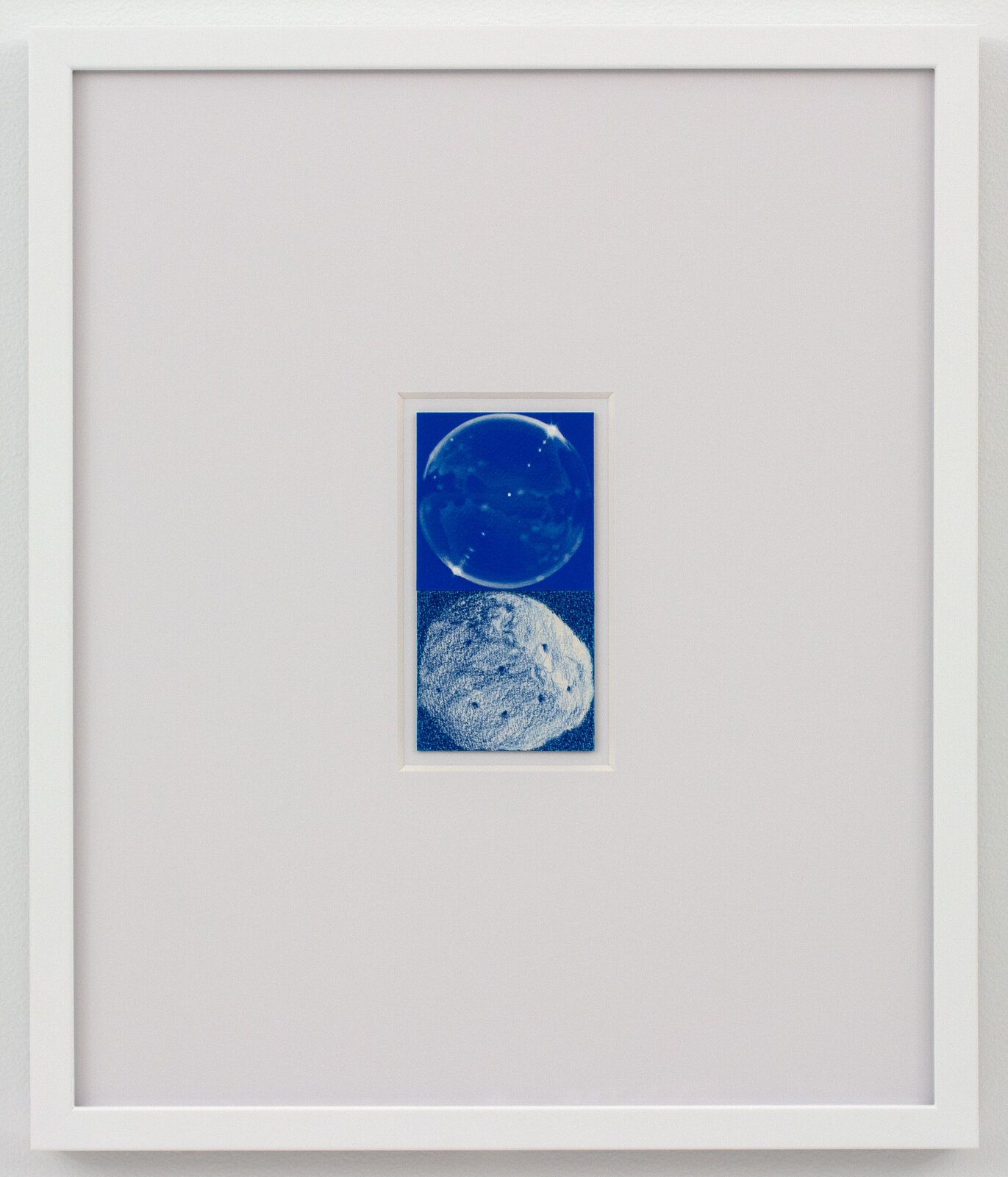 Artwork by Todd Hebert, Snowball and Bubble, Made of Acrylic and colored pencil on paper 