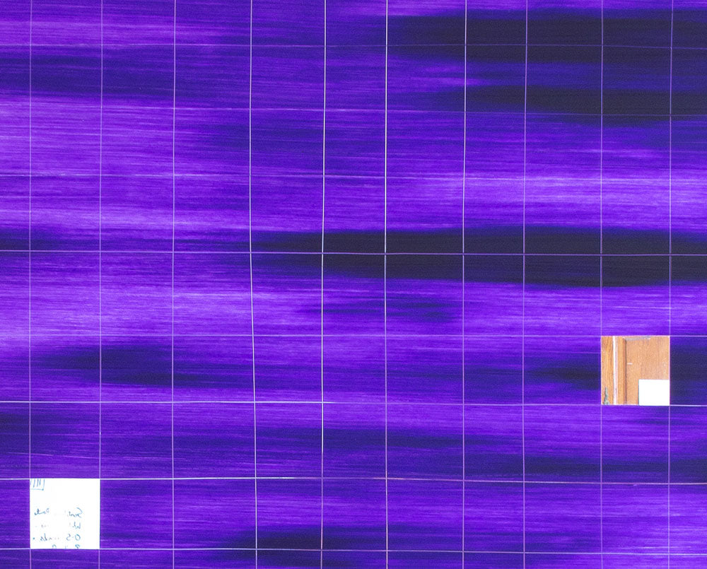 Artwork by Tom Henderson, Club of Squares, Made of Oil Paint on Cast Acrylic Mirror 