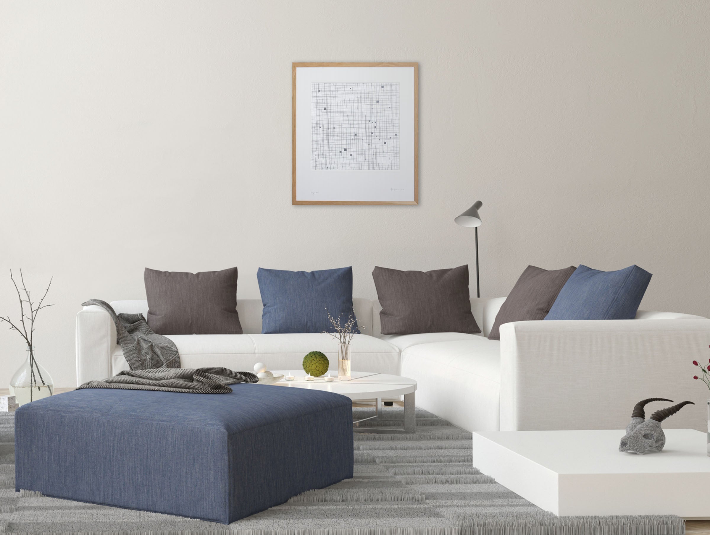 Artwork by Tom Henderson, FLD 26/2808, Made of Graphite on Arches Ingres paper 