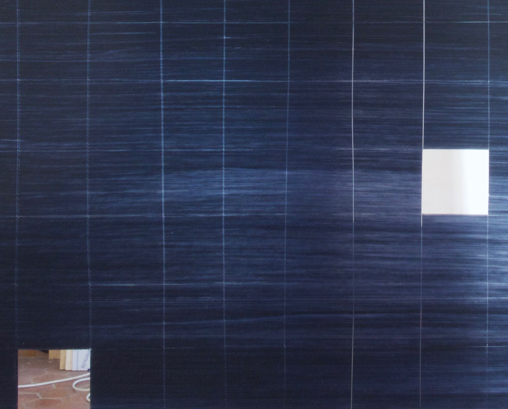 Artwork by Tom Henderson, Other Worlds 2, Made of Oil Paint on Glass Mirror 