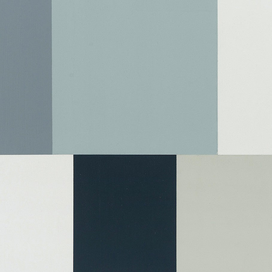 Artwork by Tom McGlynn, Grey Test Pattern 1, Made of Acrylic/gouache on wood 