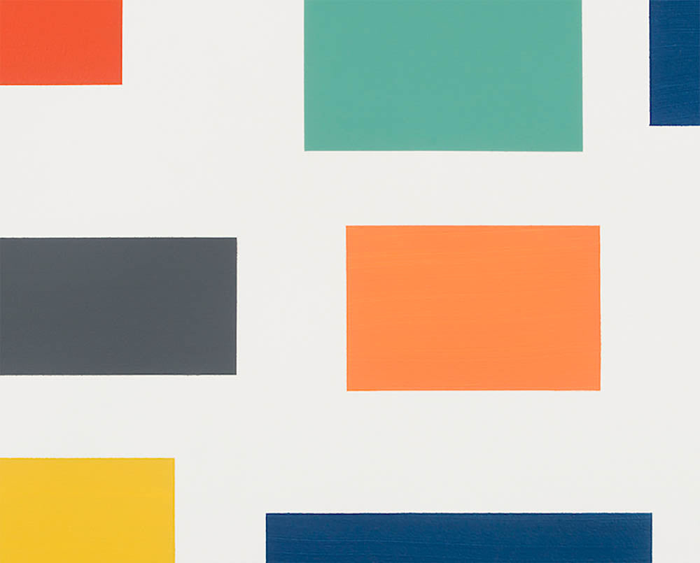 Artwork by Tom McGlynn, Survey 2, Made of Acrylic on Fabriano paper 