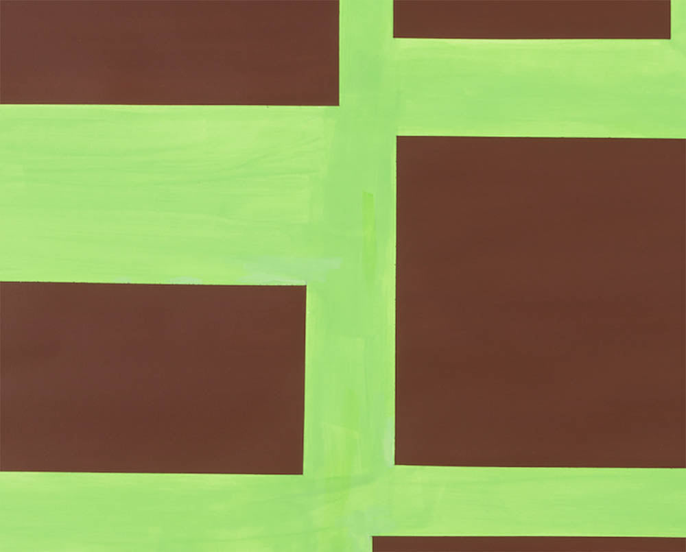 Artwork by Tom McGlynn, Survey 4, Made of Acrylic on Fabriano paper 