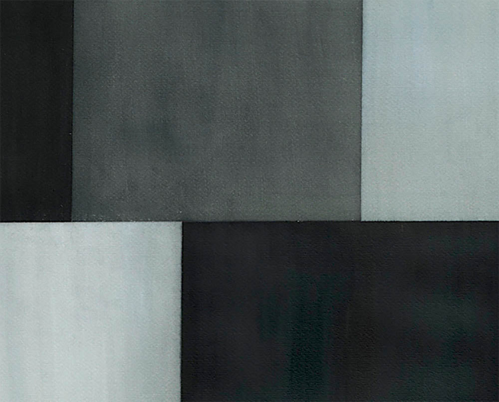 Artwork by Tom McGlynn, Test Pattern 4 (Grey Study), Made of Ink, gouache and acrylic on Fabriano paper 