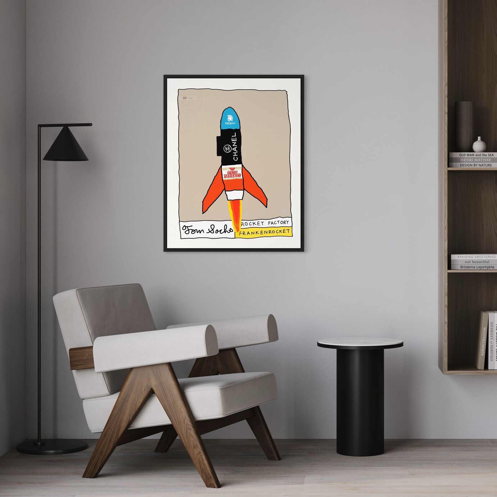 Artwork by Tom Sachs, Too Darn Hot, Made of 13-colour silkscreen print with semi-gloss varnish, printed on 600gsm Somerset Tub Sized Satin paper 