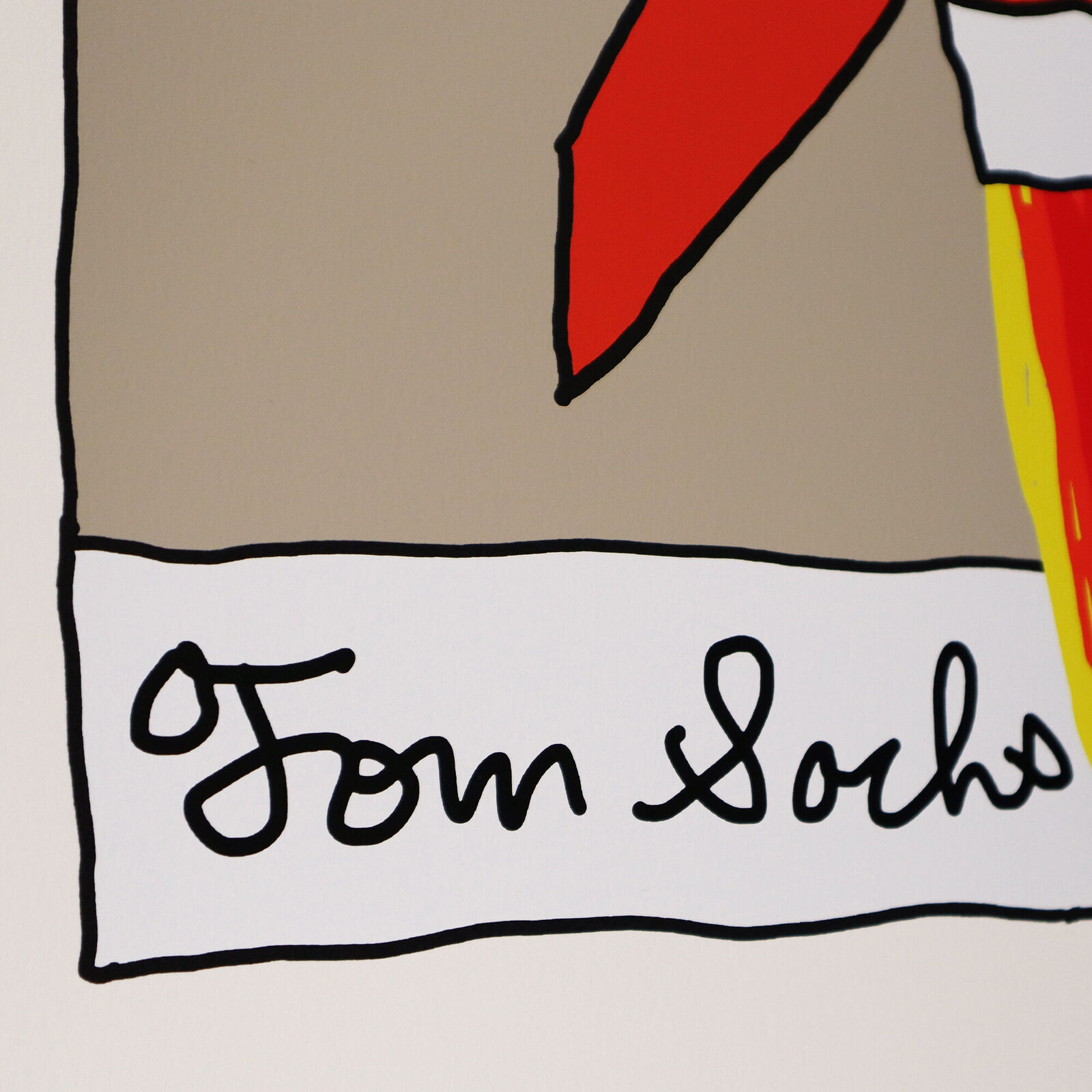 Artwork by Tom Sachs, Too Darn Hot, Made of 13-colour silkscreen print with semi-gloss varnish, printed on 600gsm Somerset Tub Sized Satin paper 