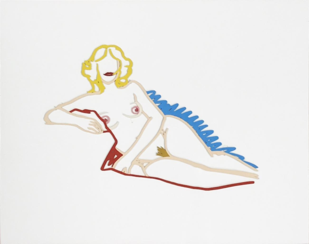Rosemary Lying on One Elbow by Tom Wesselmann, 1989