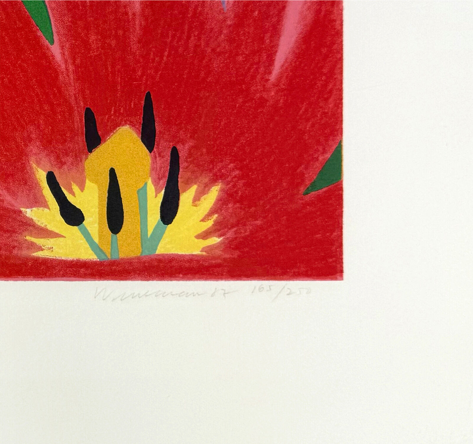 A painting of a woman with red hair and flowers in her hair.