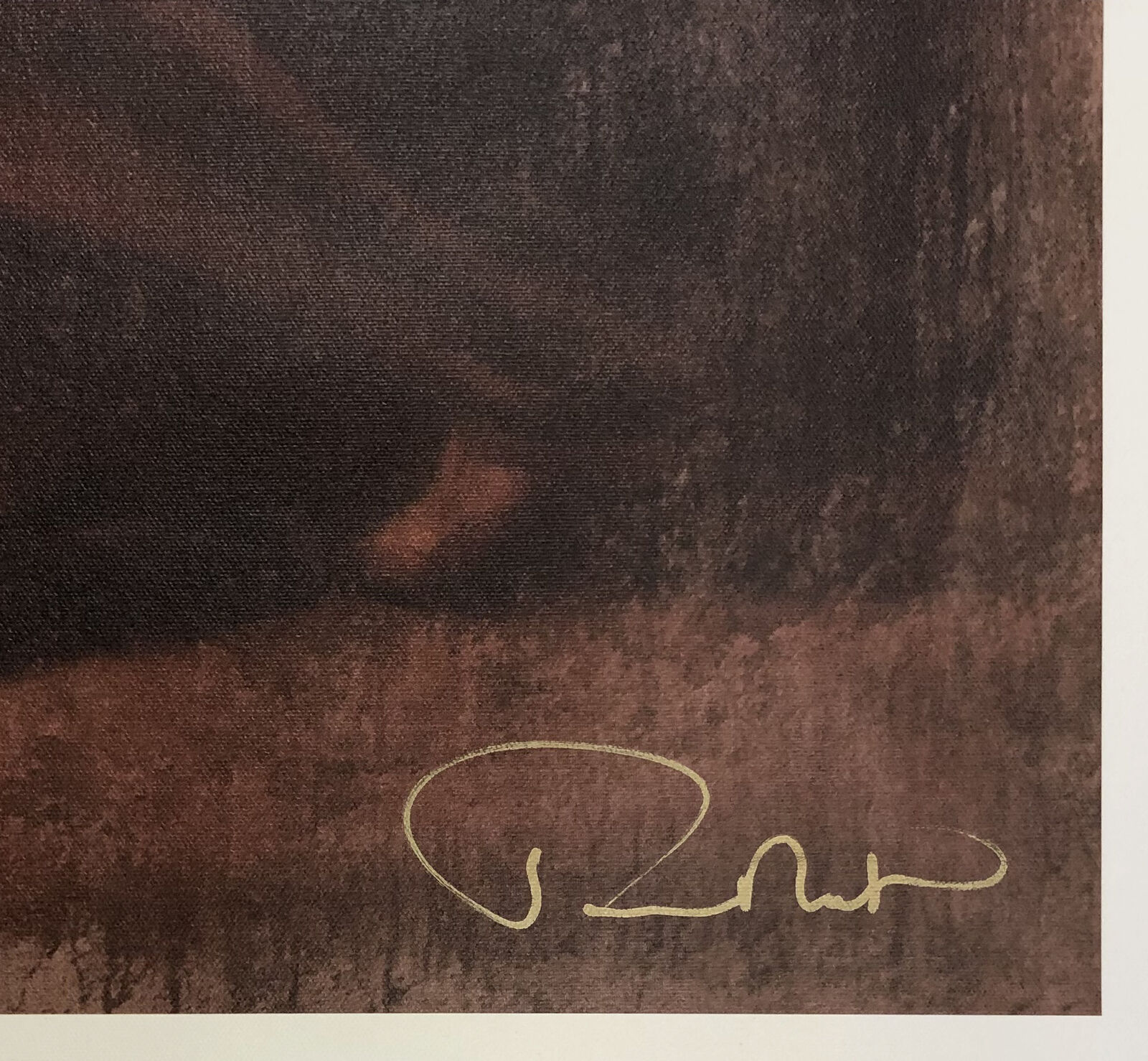 A painting of a man and a woman wrestling. 