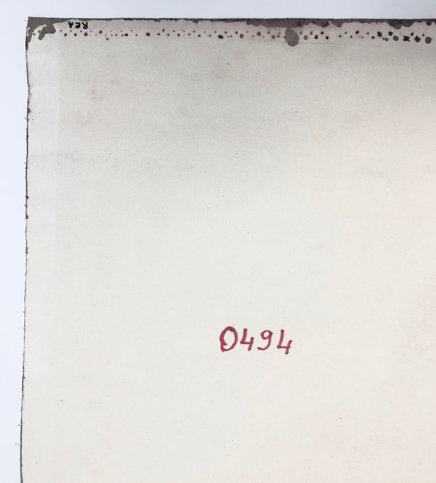 A painting of a woman with a towel draped over her back.