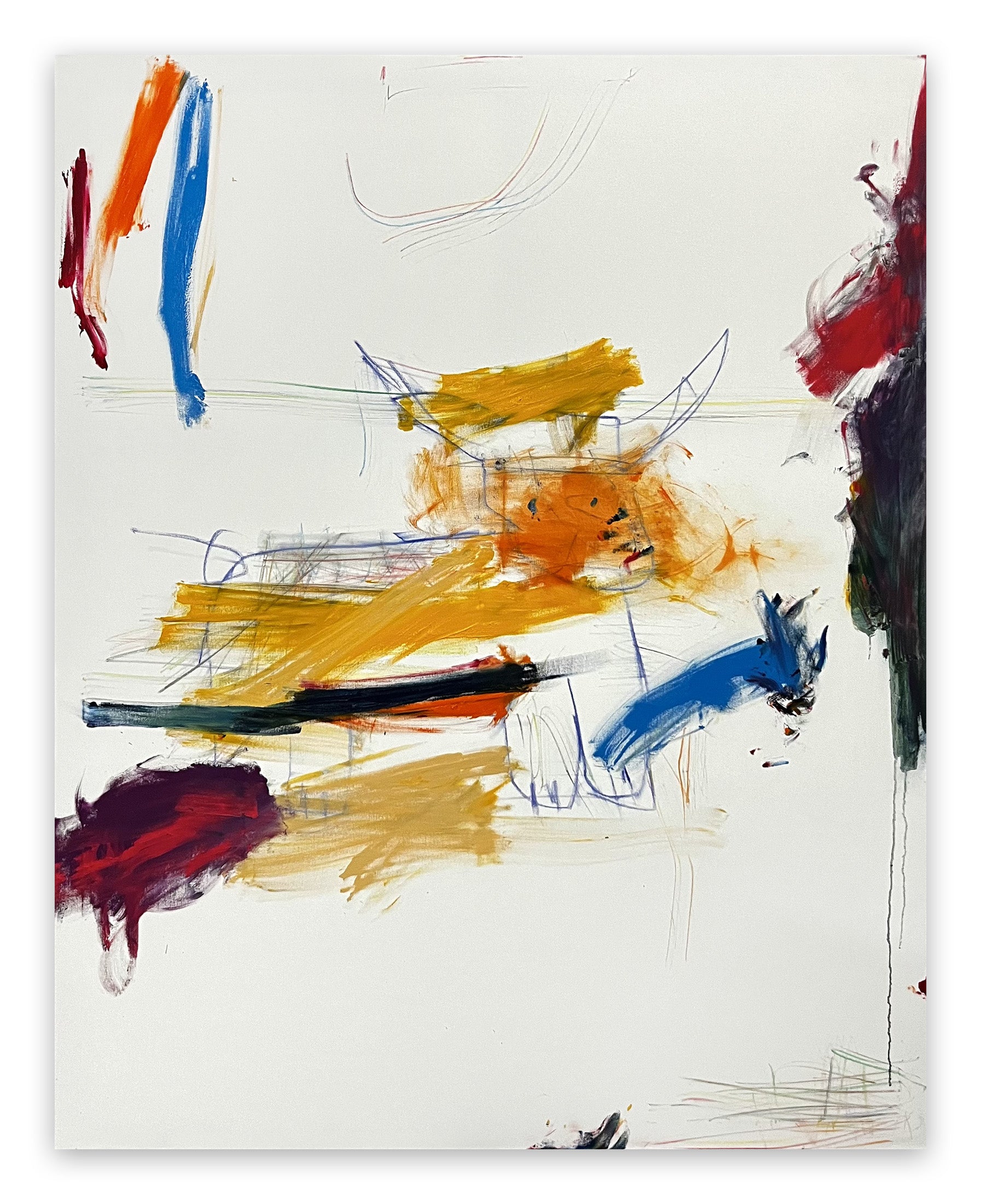 Bull Chasing Blue Rabbit by Tommaso Fattovich, 2025