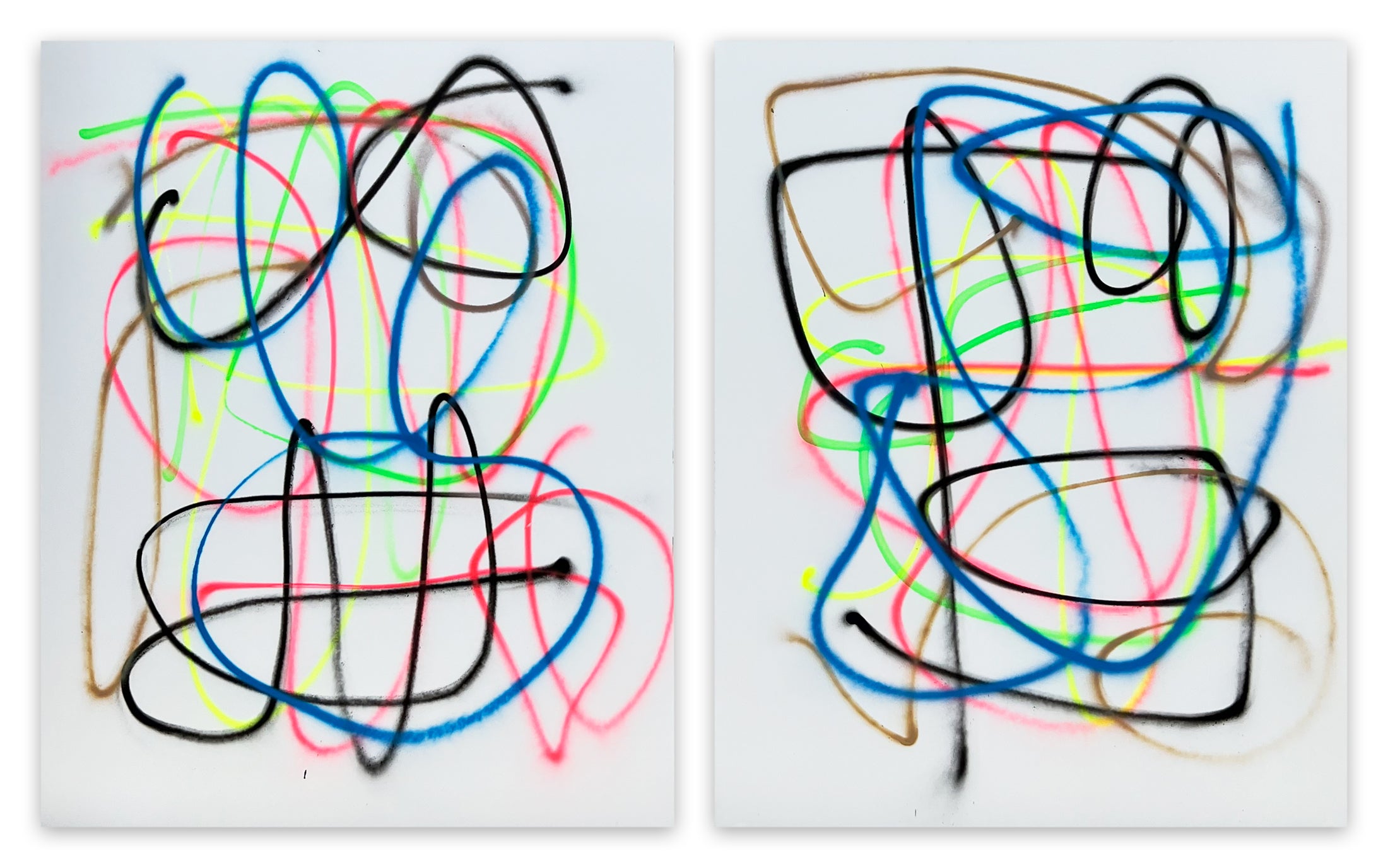 Artwork by Tommaso Fattovich, Judo Chop Freestyle, Made of Acrylic on canvas 