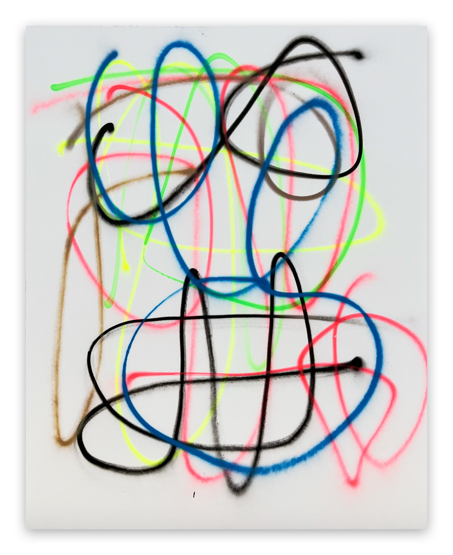 Artwork by Tommaso Fattovich, Judo Chop Freestyle, Made of Acrylic on canvas 