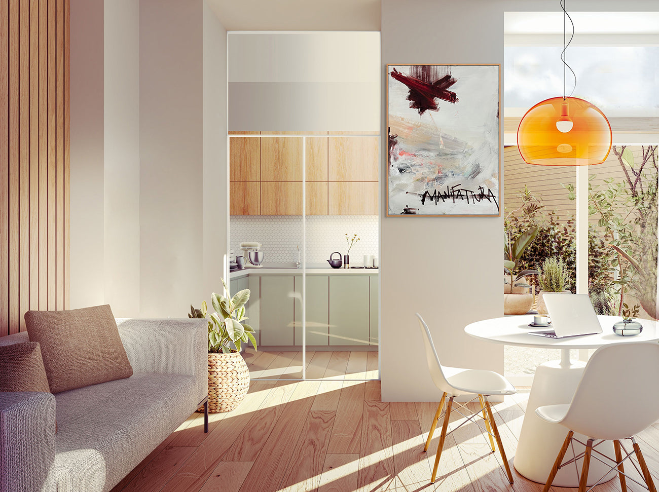 Artwork by Tommaso Fattovich, Manifattura, Made of Oil and acrylic on canvas 