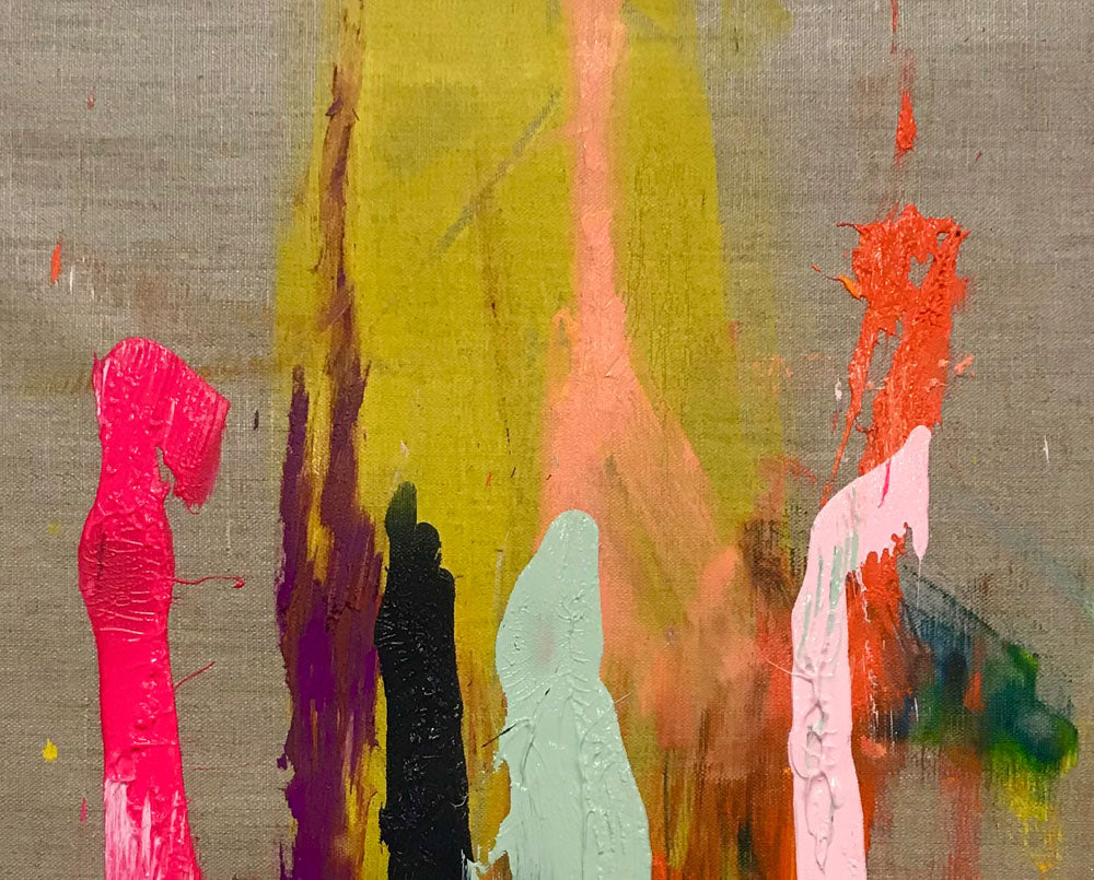 Artwork by Tommaso Fattovich, Punk, Made of Oil and acrylic on linen 