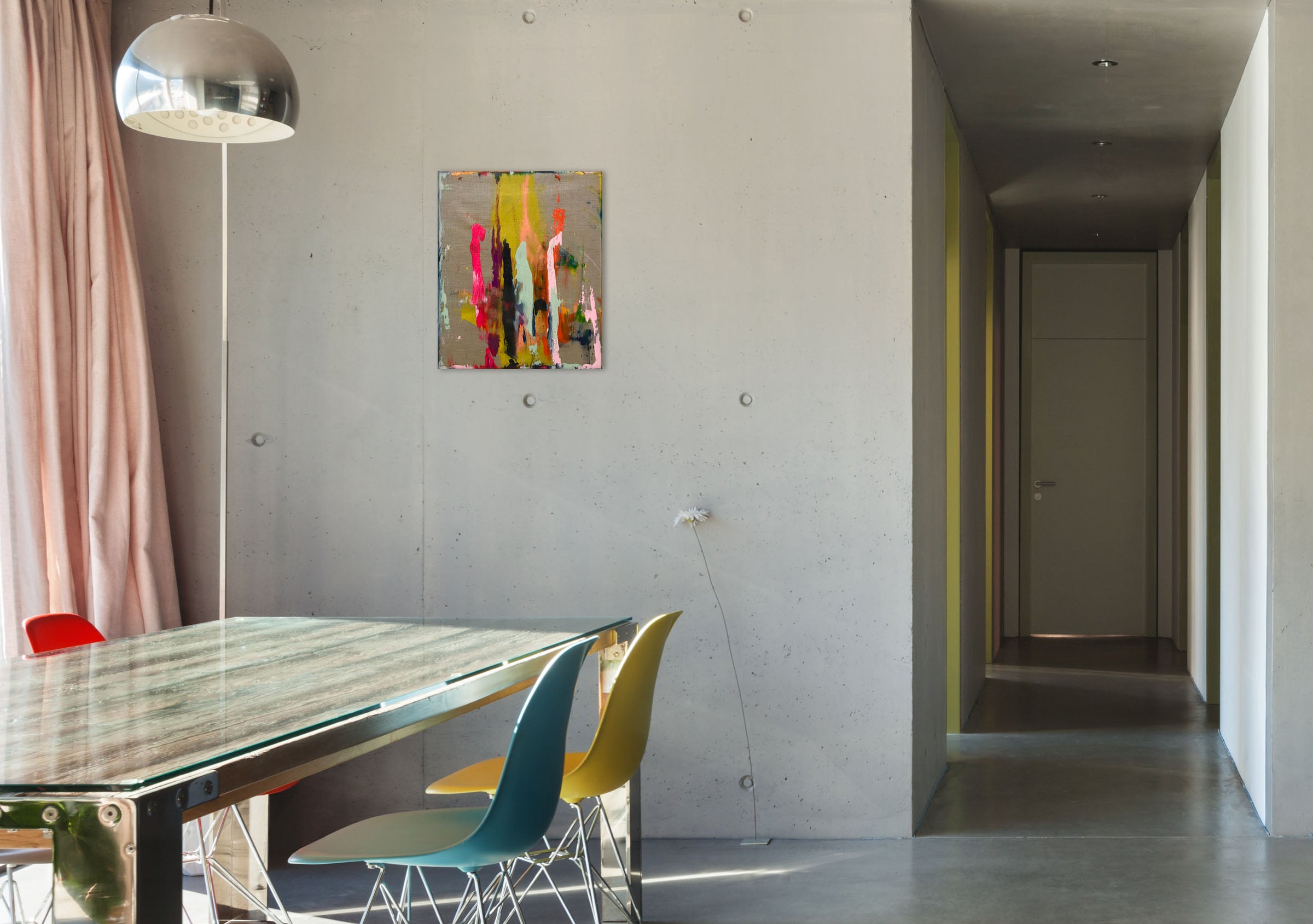 Artwork by Tommaso Fattovich, Punk, Made of Oil and acrylic on linen 