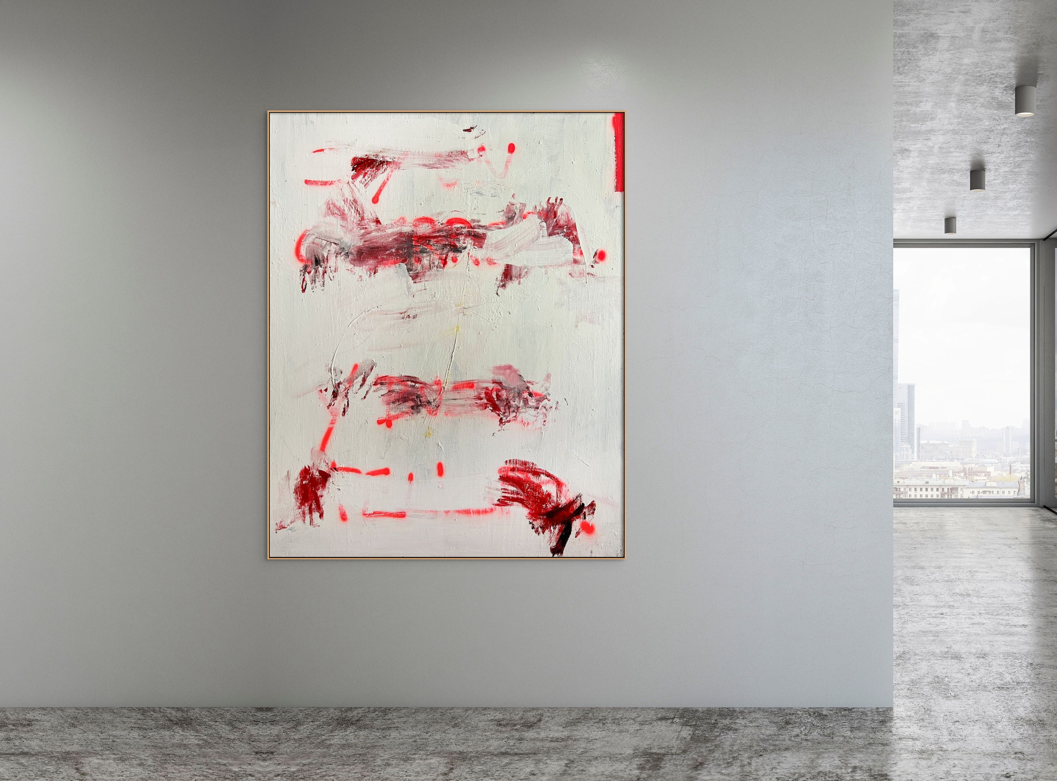 Artwork by Tommaso Fattovich, Soy Un Guerrero. Y Busco Peligro., Made of Oil and acrylic on canvas 