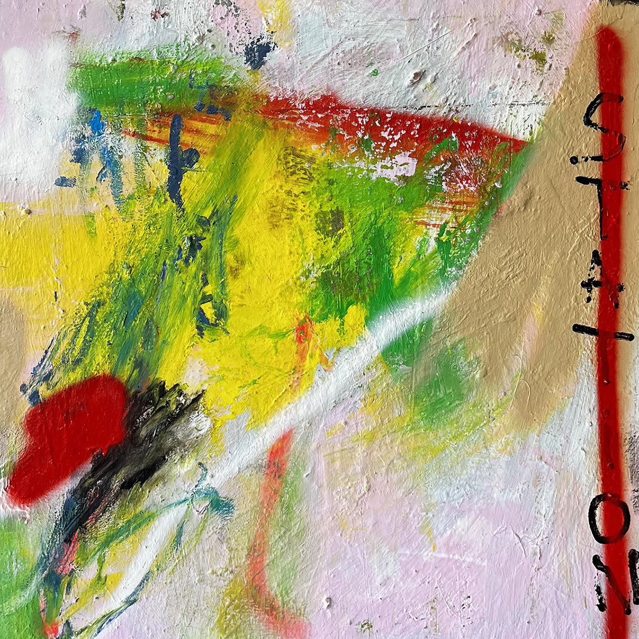 Artwork by Tommaso Fattovich, Station, Made of Oil and acrylic on canvas 