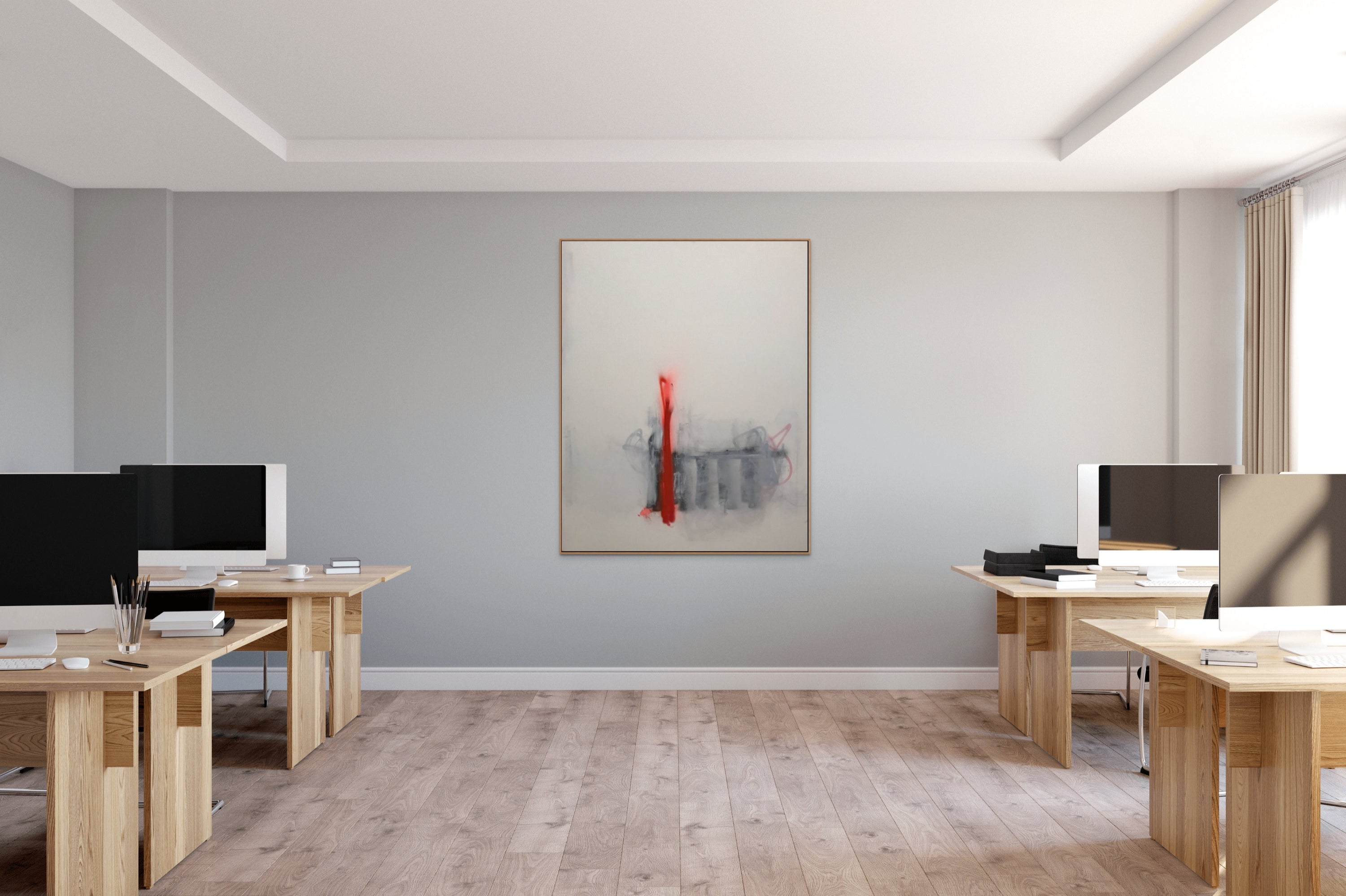 Artwork by Tommaso Fattovich, Stazione Centrale, Made of Mixed media on canvas 