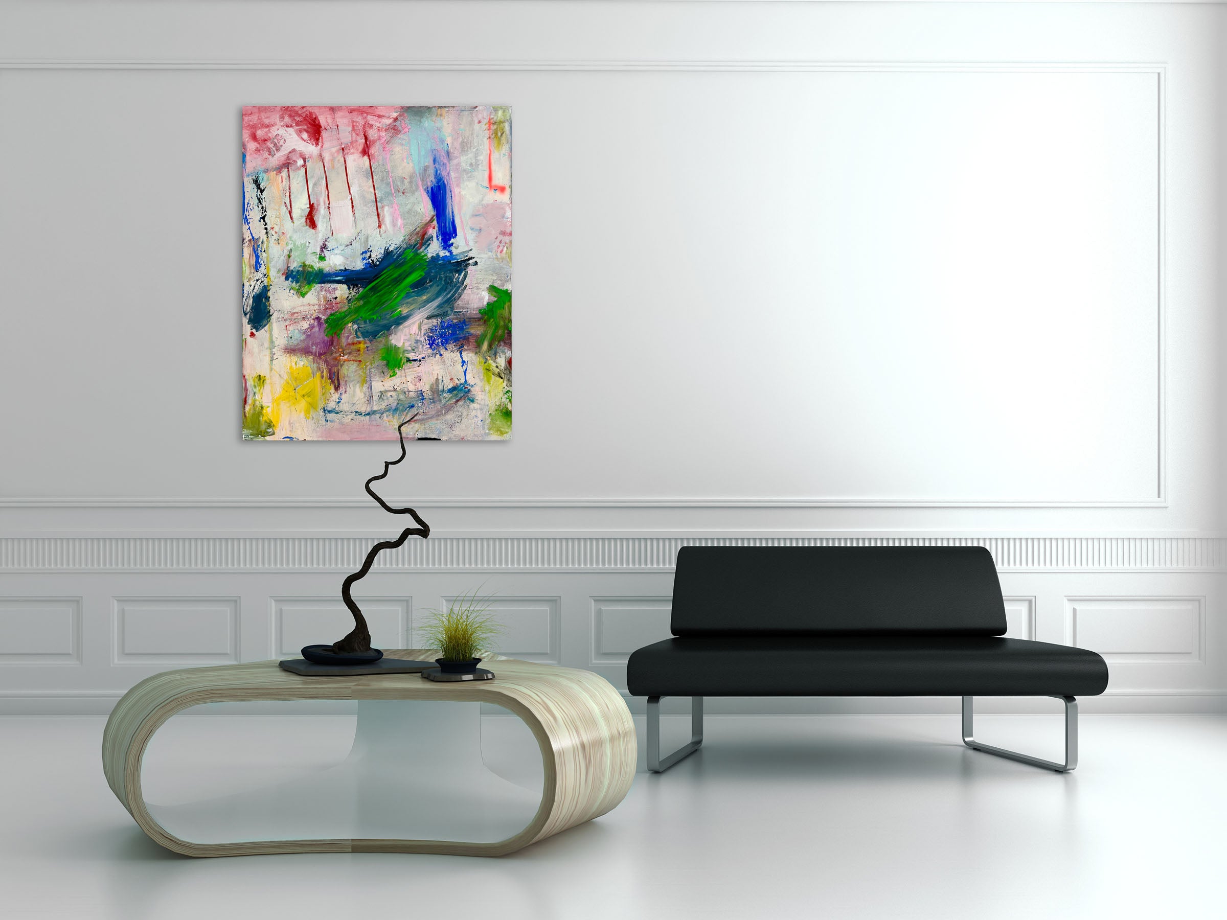 Artwork by Tommaso Fattovich, We can get gum, Made of Oil and acrylic on canvas 