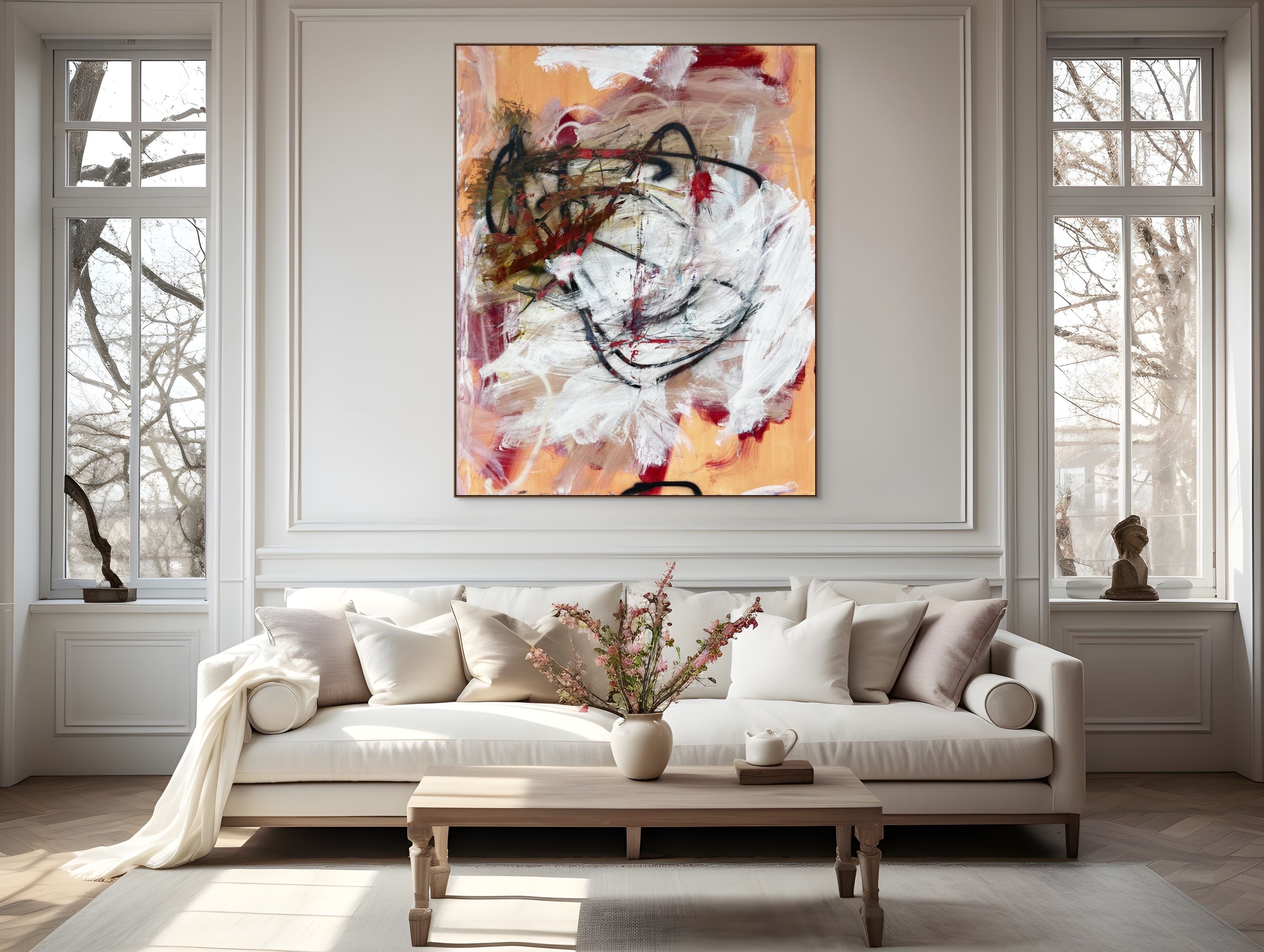 Artwork by Tommaso Fattovich, Wild Strawberry, Made of Oil and acrylic on canvas 