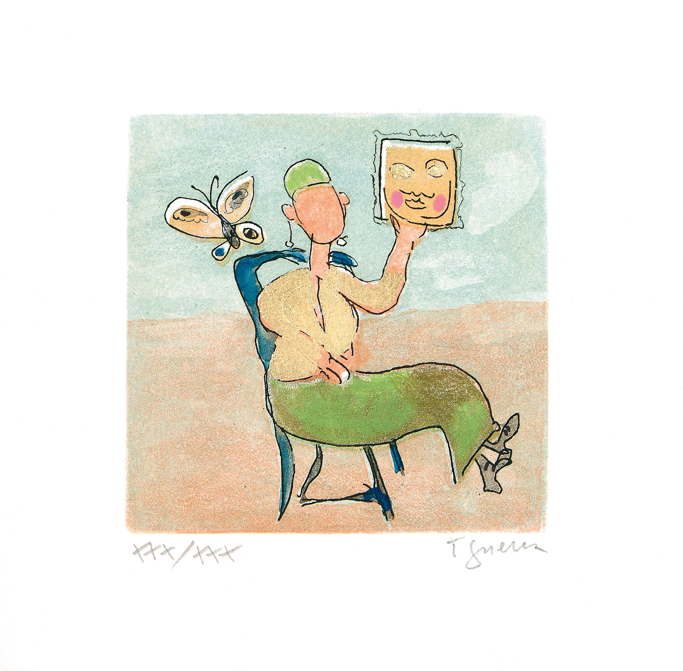 A Matilde è rimasto il riso sullo specchio by Tonino Guerra, circa 2003