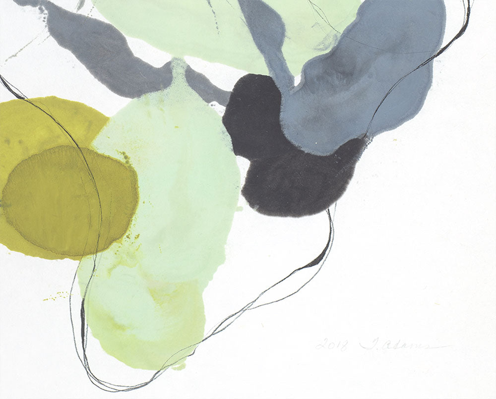 Artwork by Tracey Adams, 0218-10, Made of Pigmented wax and ink on Shikoku paper 