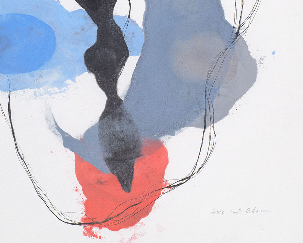 Artwork by Tracey Adams, 0218-11, Made of Pigmented wax and ink on Shikoku paper 