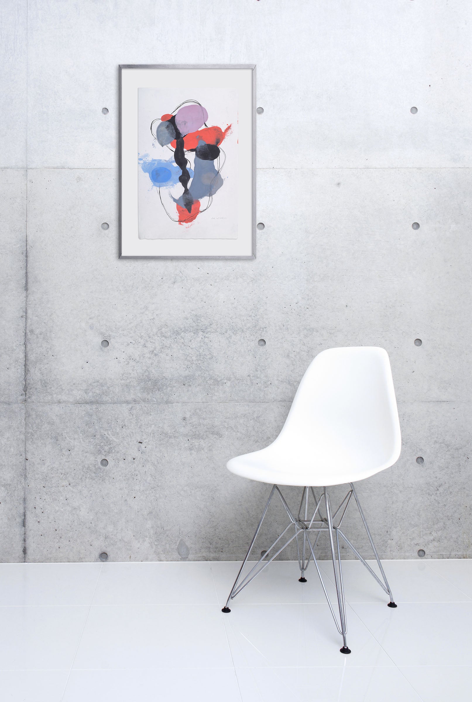 Artwork by Tracey Adams, 0218-11, Made of Pigmented wax and ink on Shikoku paper 