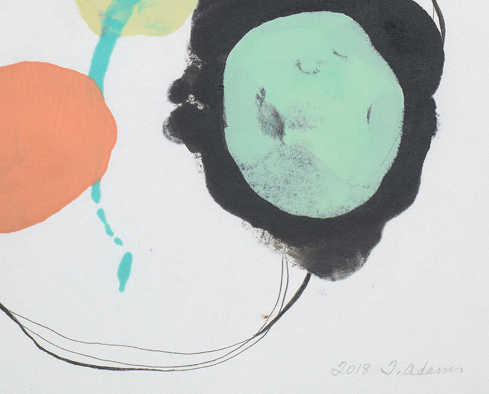 Artwork by Tracey Adams, 118.14, Made of Pigmented wax and ink on Shikoku paper 