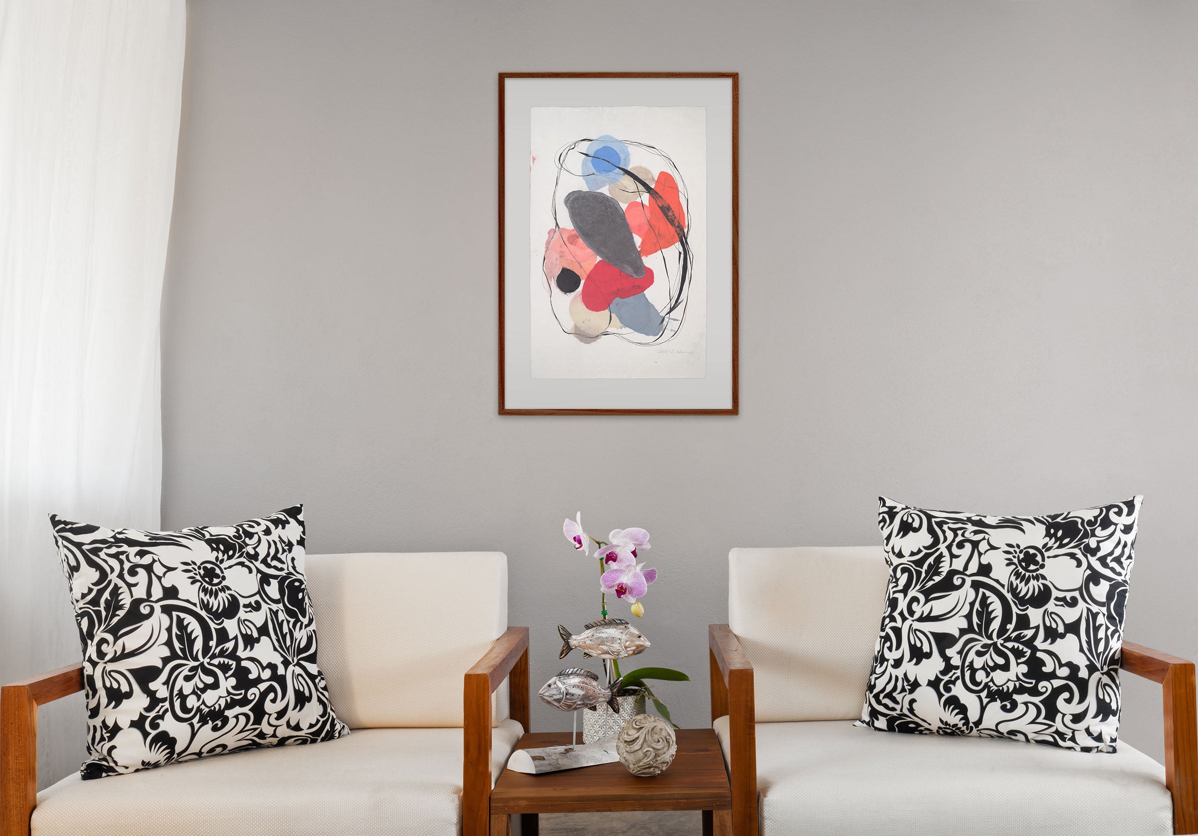 Artwork by Tracey Adams, 118.15, Made of Pigmented wax and ink on Shikoku paper 