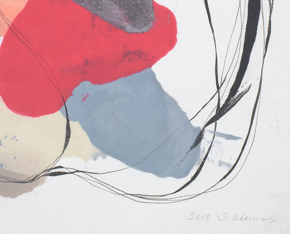 Artwork by Tracey Adams, 118.15, Made of Pigmented wax and ink on Shikoku paper 