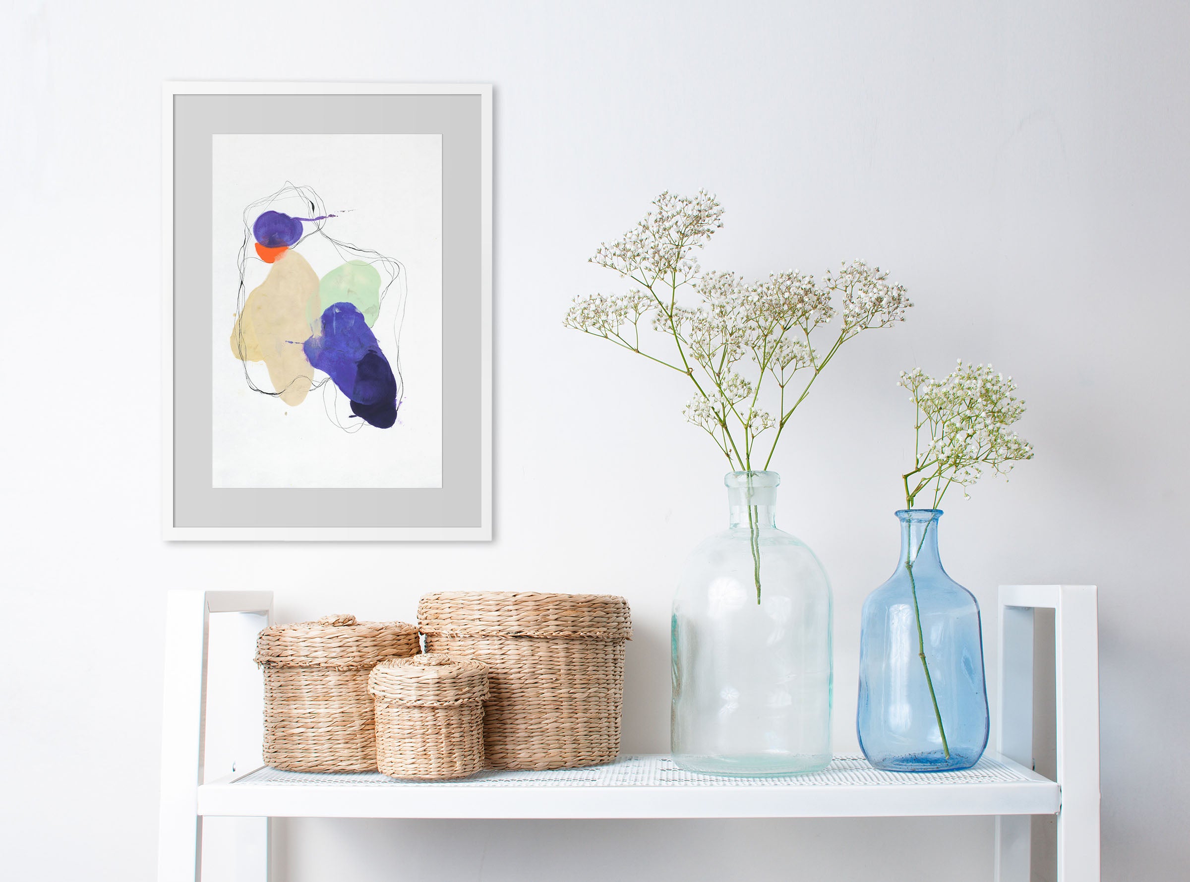 Artwork by Tracey Adams, 118.2, Made of Pigmented wax and ink on Shikoku paper 