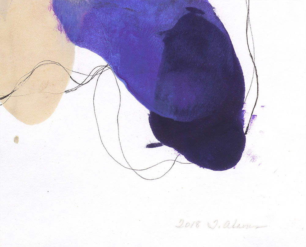 Artwork by Tracey Adams, 118.2, Made of Pigmented wax and ink on Shikoku paper 