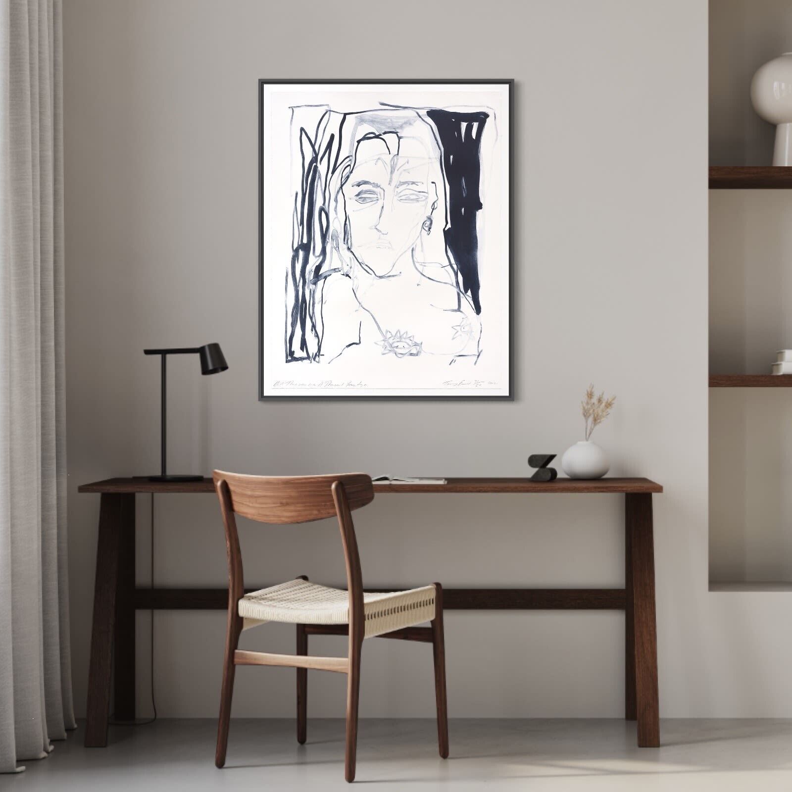 Artwork by Tracey Emin, And This was me A Thousand Years Ago (from a Journey To Death), Made of Colour lithographs on Somerset Velvet Warm White 400gsm 