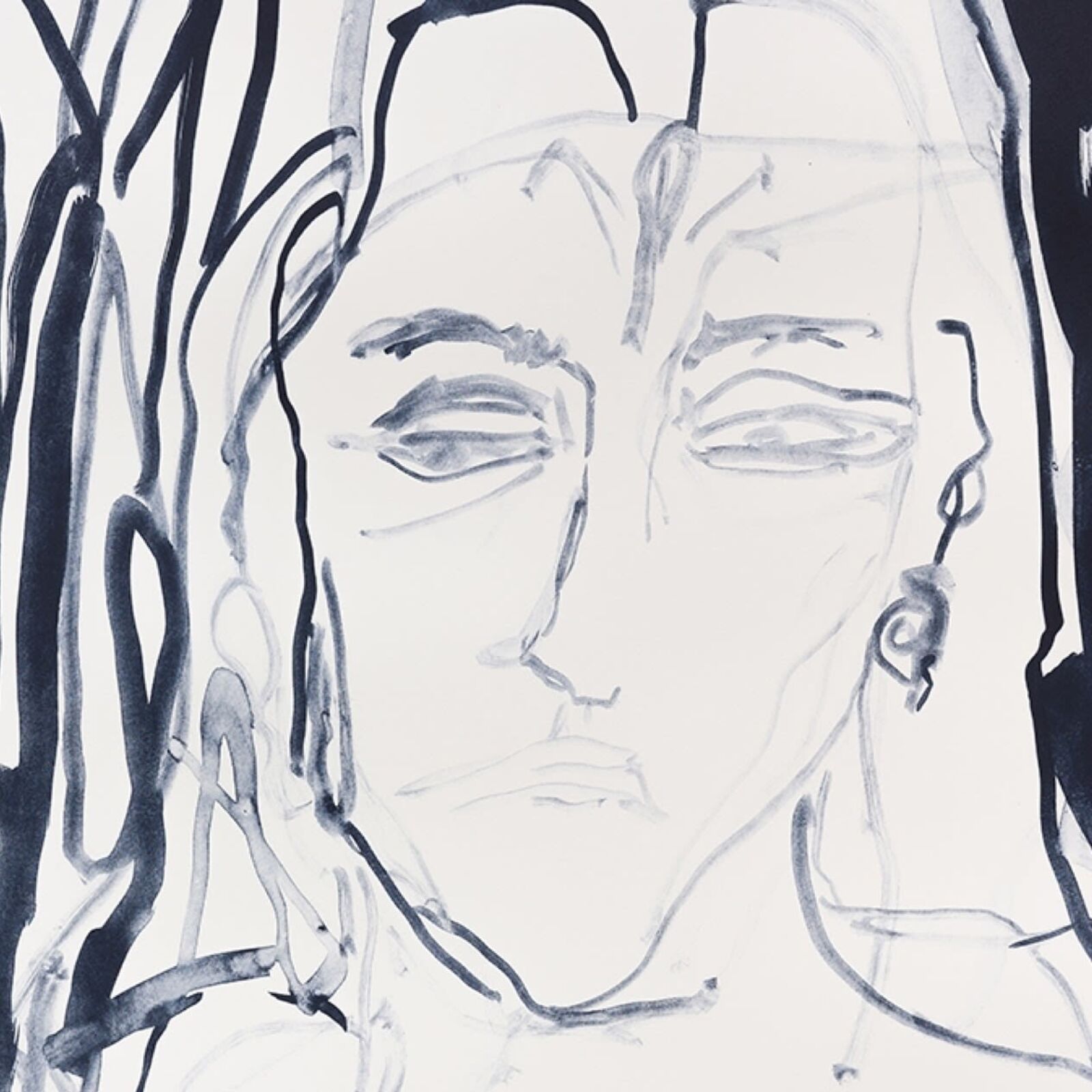 Artwork by Tracey Emin, And This was me A Thousand Years Ago (from a Journey To Death), Made of Colour lithographs on Somerset Velvet Warm White 400gsm 