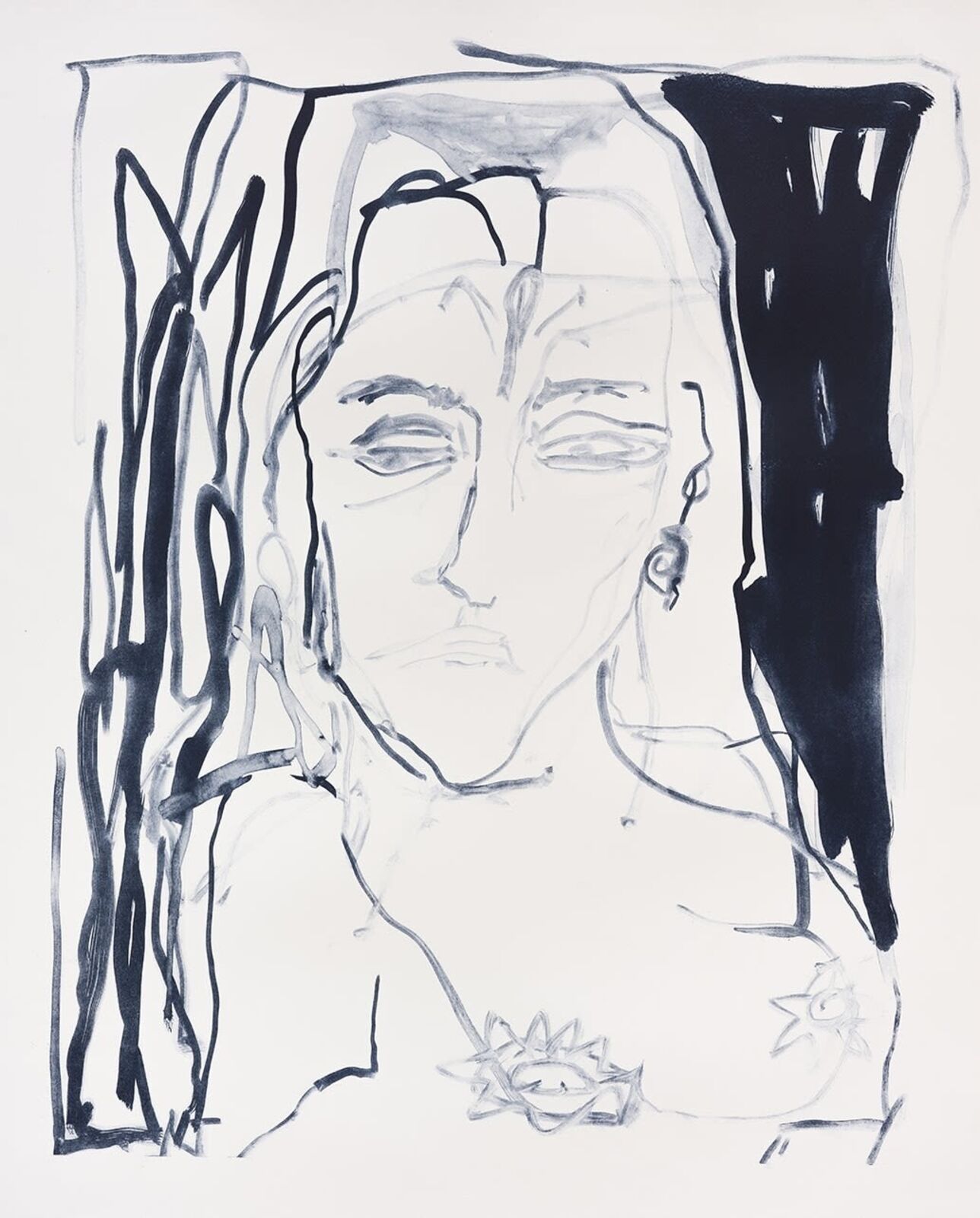 And This was me A Thousand Years Ago (from a Journey To Death) by Tracey Emin, 2021