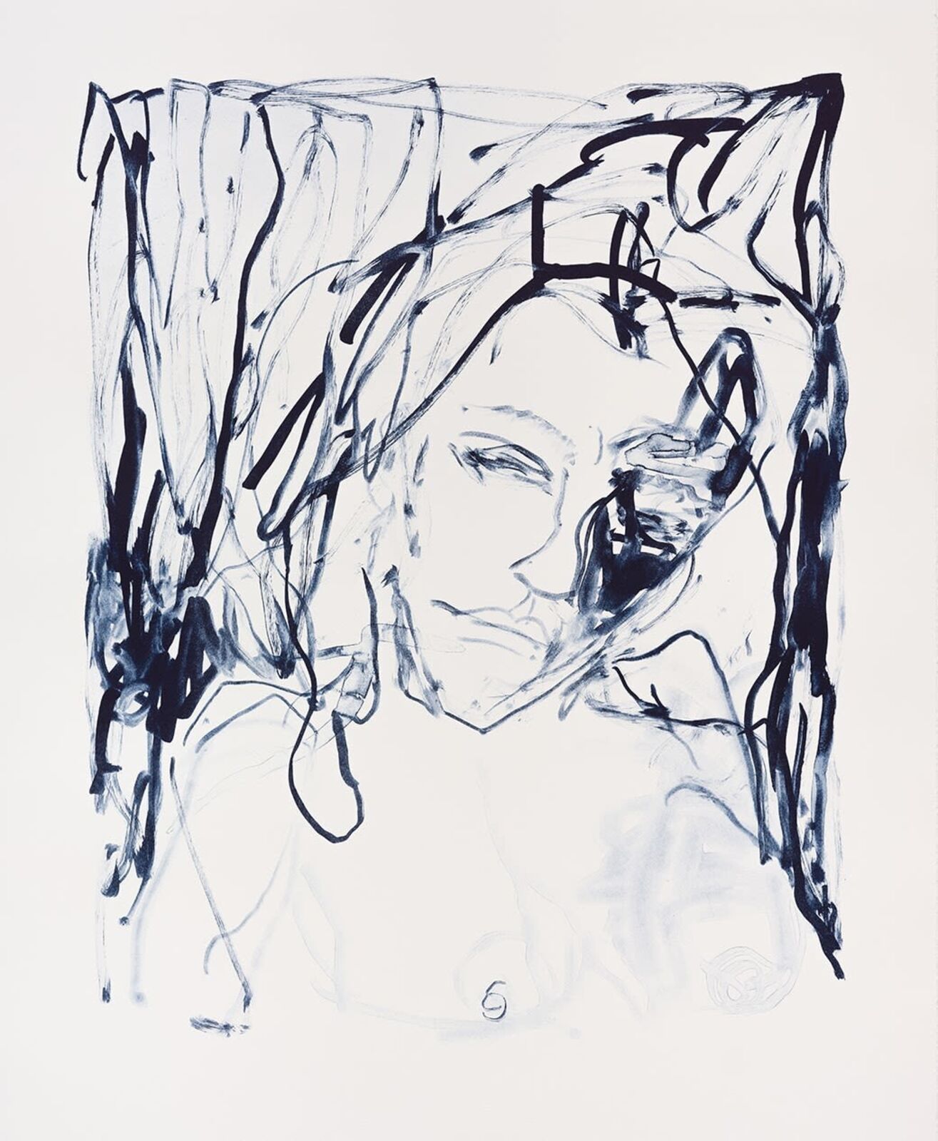 Artwork by Tracey Emin, Hurt Heart (from A Journey To Death), Made of Colour lithographs on Somerset Velvet Warm White 400gsm 