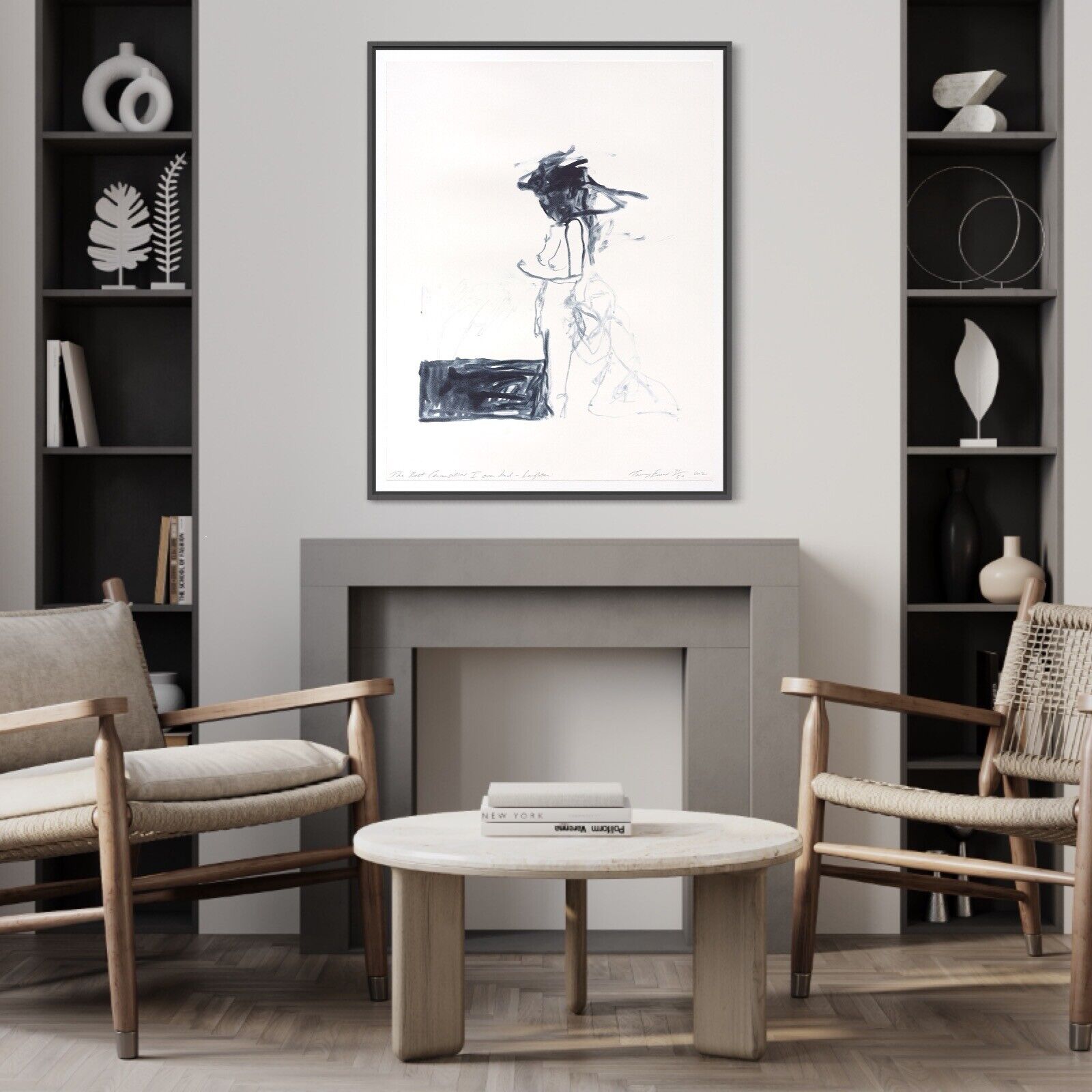 Artwork by Tracey Emin, The Best Conversation I ever had – Laughter (from A Journey To Death), Made of Colour lithographs on Somerset Velvet Warm White 400gsm 