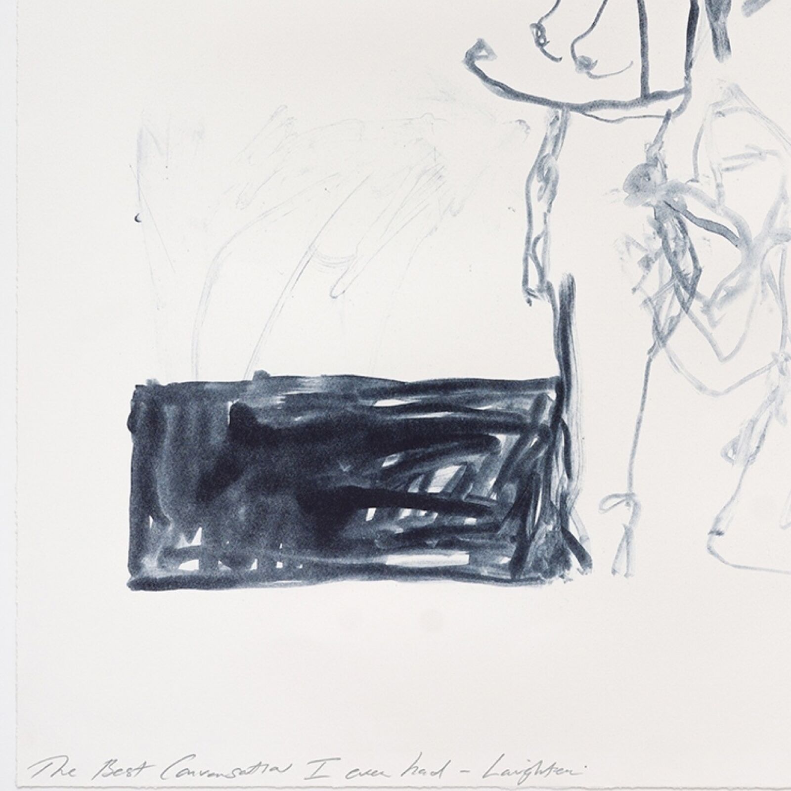 The Best Conversation I ever had – Laughter (from A Journey To Death) by Tracey Emin, 2021