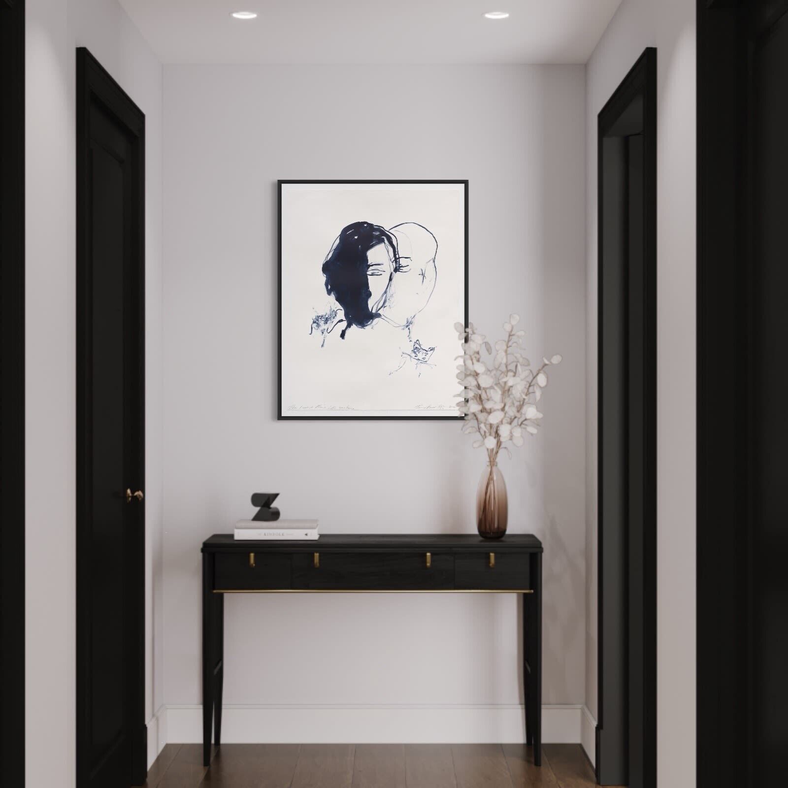 Artwork by Tracey Emin, Then I wasn’t Alone Life was here (from A Journey To Death), Made of Colour lithographs on Somerset Velvet Warm White 400gsm 