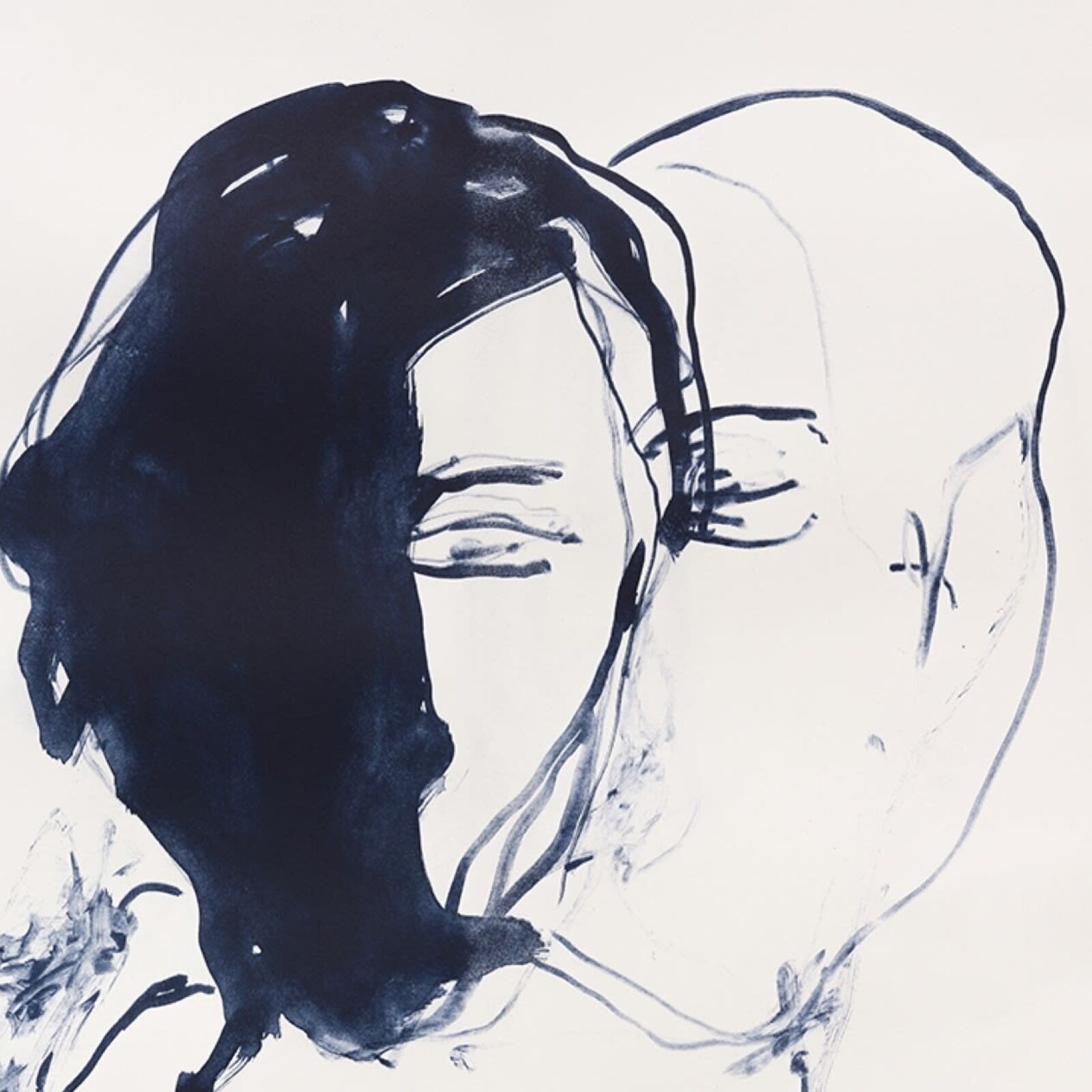 Artwork by Tracey Emin, Then I wasn’t Alone Life was here (from A Journey To Death), Made of Colour lithographs on Somerset Velvet Warm White 400gsm 