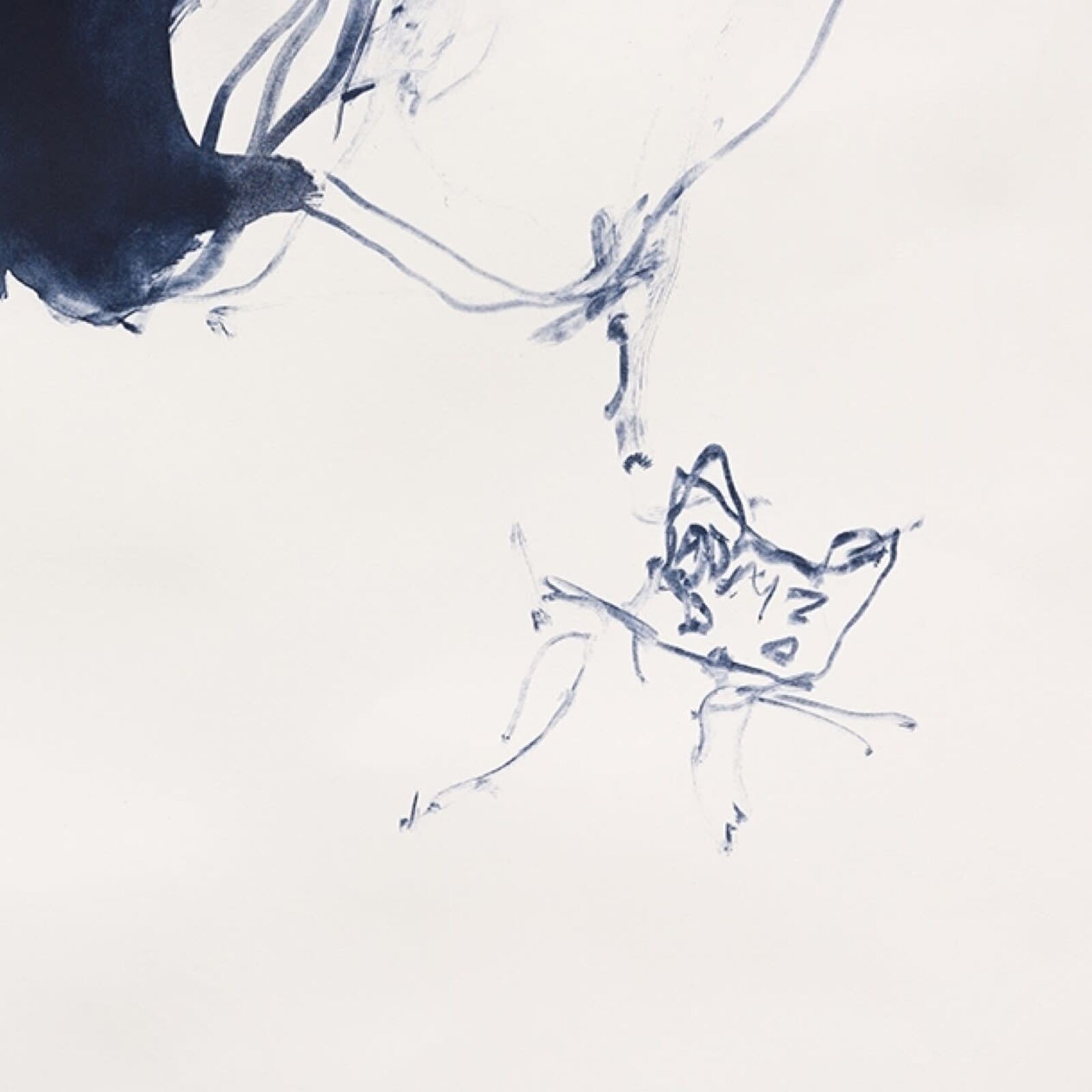 Artwork by Tracey Emin, Then I wasn’t Alone Life was here (from A Journey To Death), Made of Colour lithographs on Somerset Velvet Warm White 400gsm 