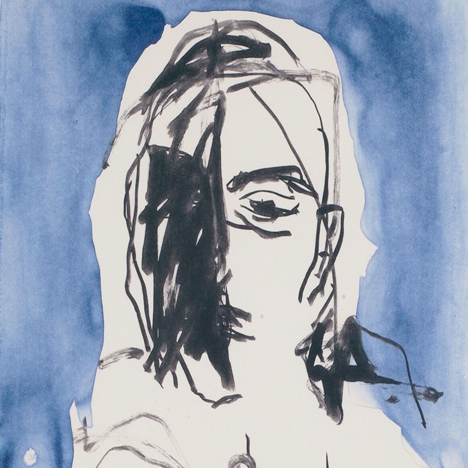 Artwork by Tracey Emin, These Feelings Were True, Made of 2 colour lithograph on Somerset Velvet Warm White 400gsm 