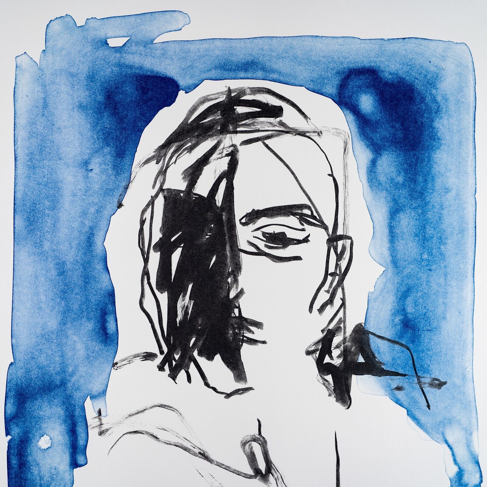 Artwork by Tracey Emin, These Feelings Were True, Made of 2 colour lithograph on Somerset Velvet Warm White 400gsm 
