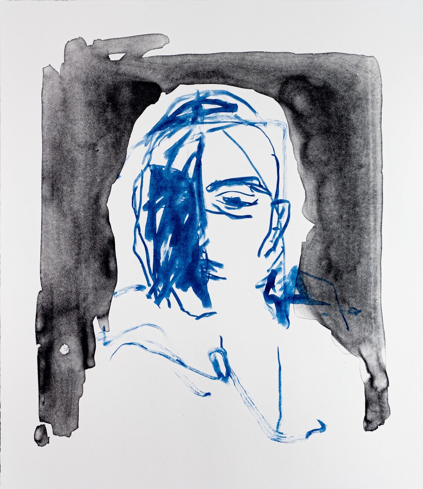 Artwork by Tracey Emin, These Feelings Were True II, Made of 2 colour lithograph on Somerset Velvet Warm White 400gsm 