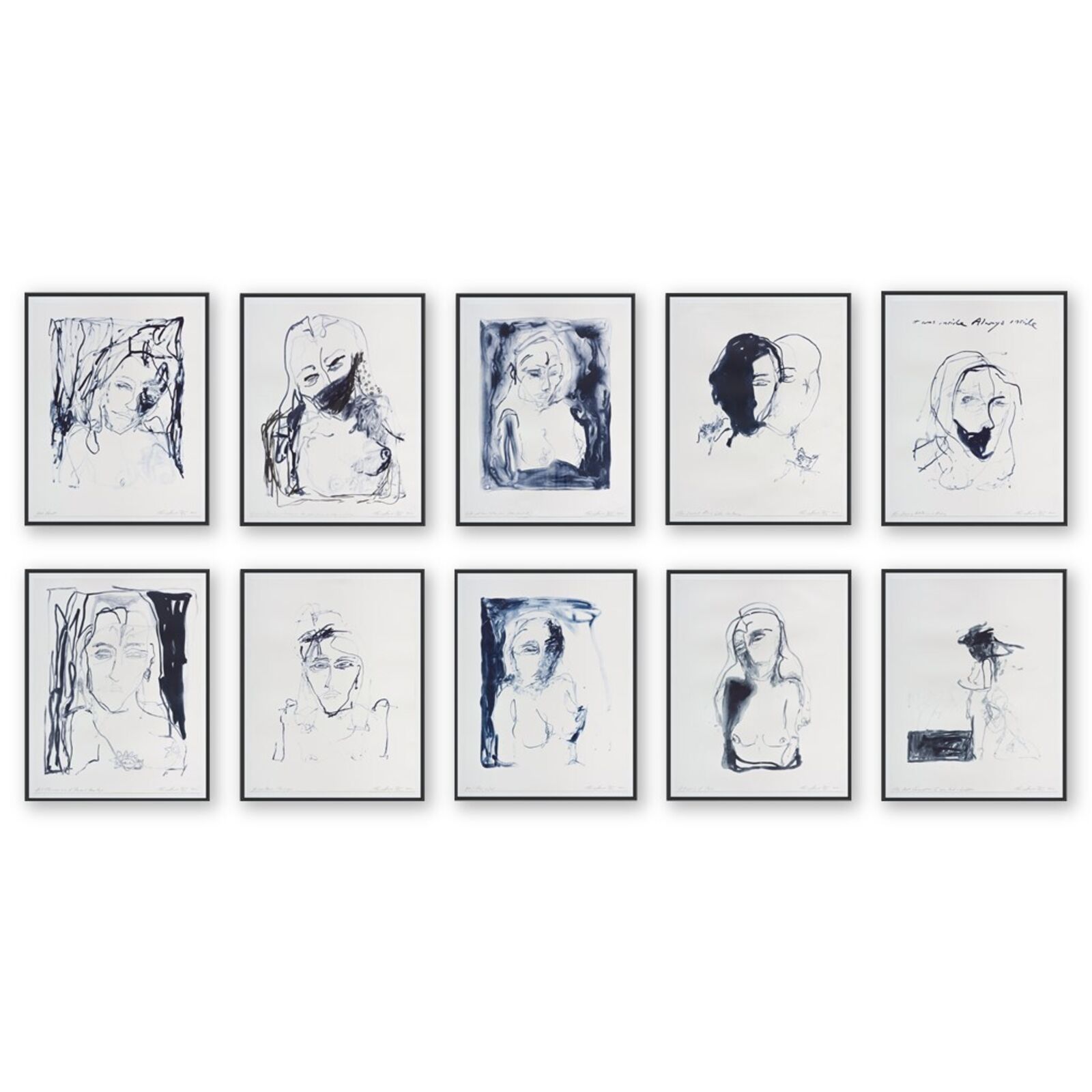 A Journey To Death (Portfolio of 10) by Tracey Emin, 2021