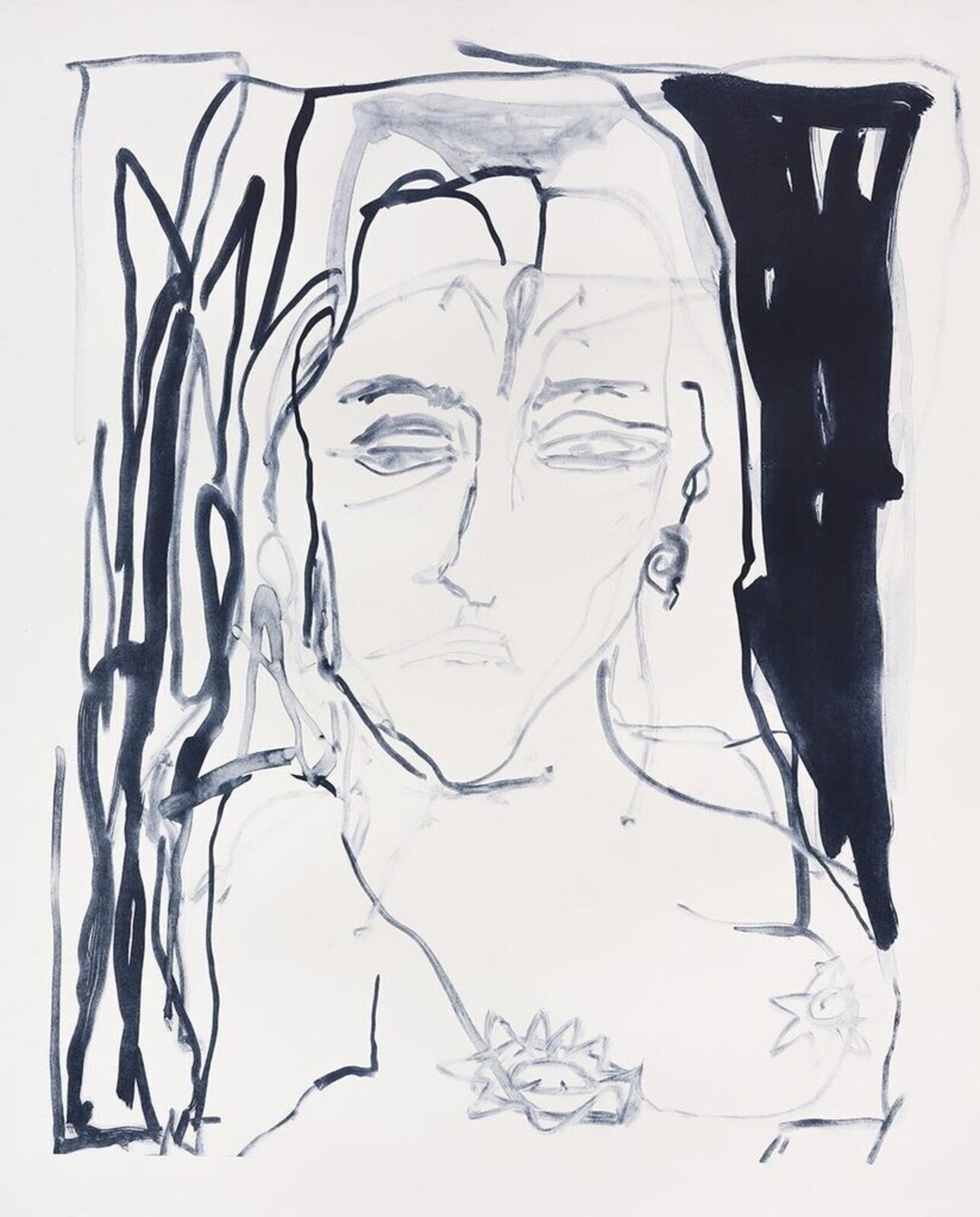 Artwork by Tracey Emin, And This was me A Thousand Years Ago (from a Journey To Death), Made of Colour lithographs on Somerset Velvet Warm White 400gsm 